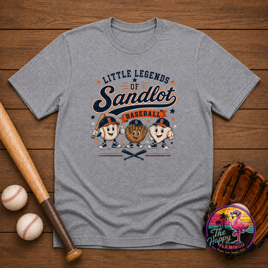 Gildan Sandlot Little Legends Ball, Glove, and Base Tee