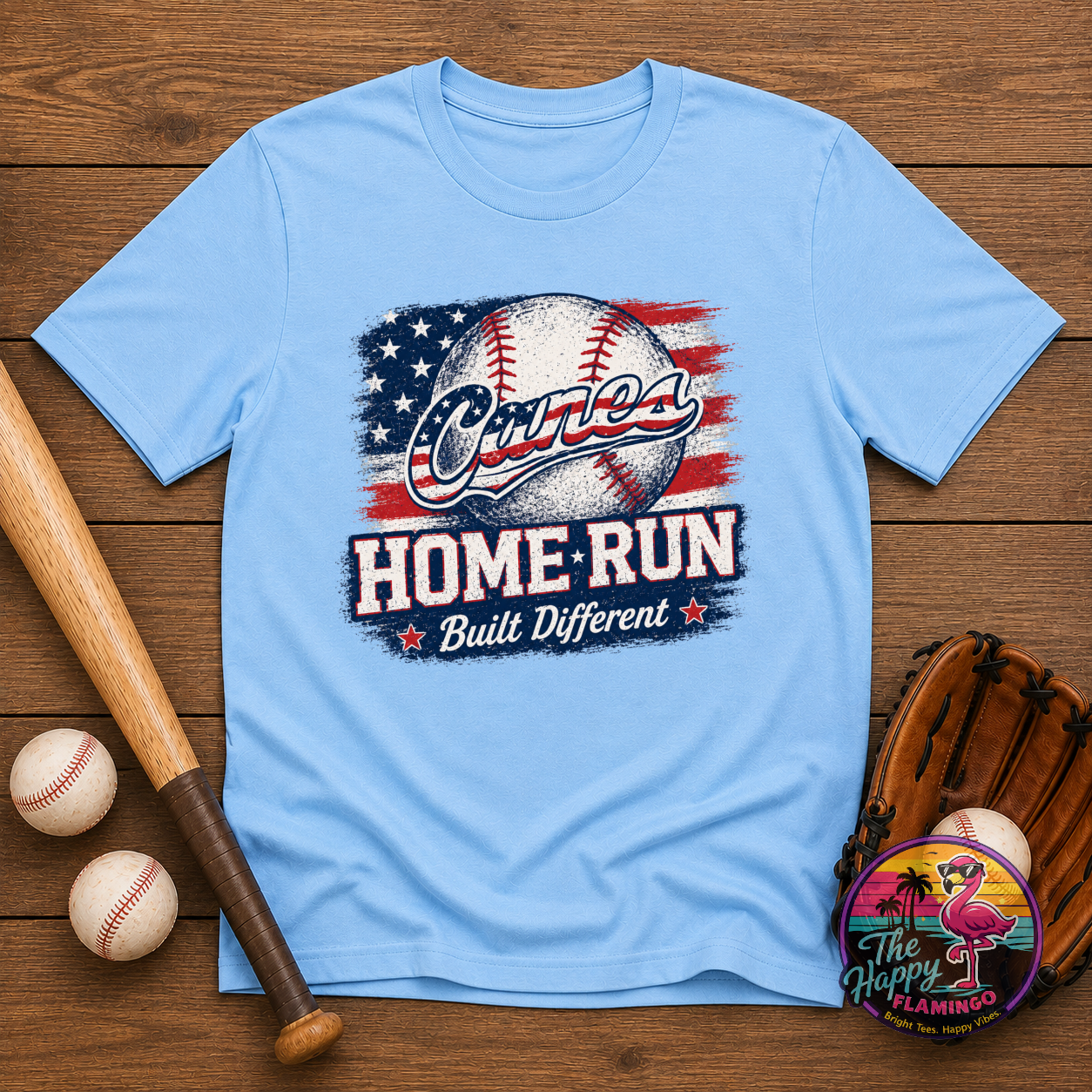 Bella + Canvas Canes Home Run Tee
