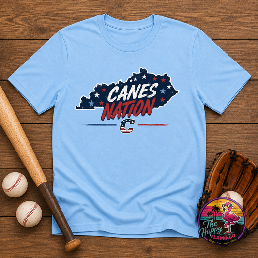 Bella + Canvas Canes Nation Tee