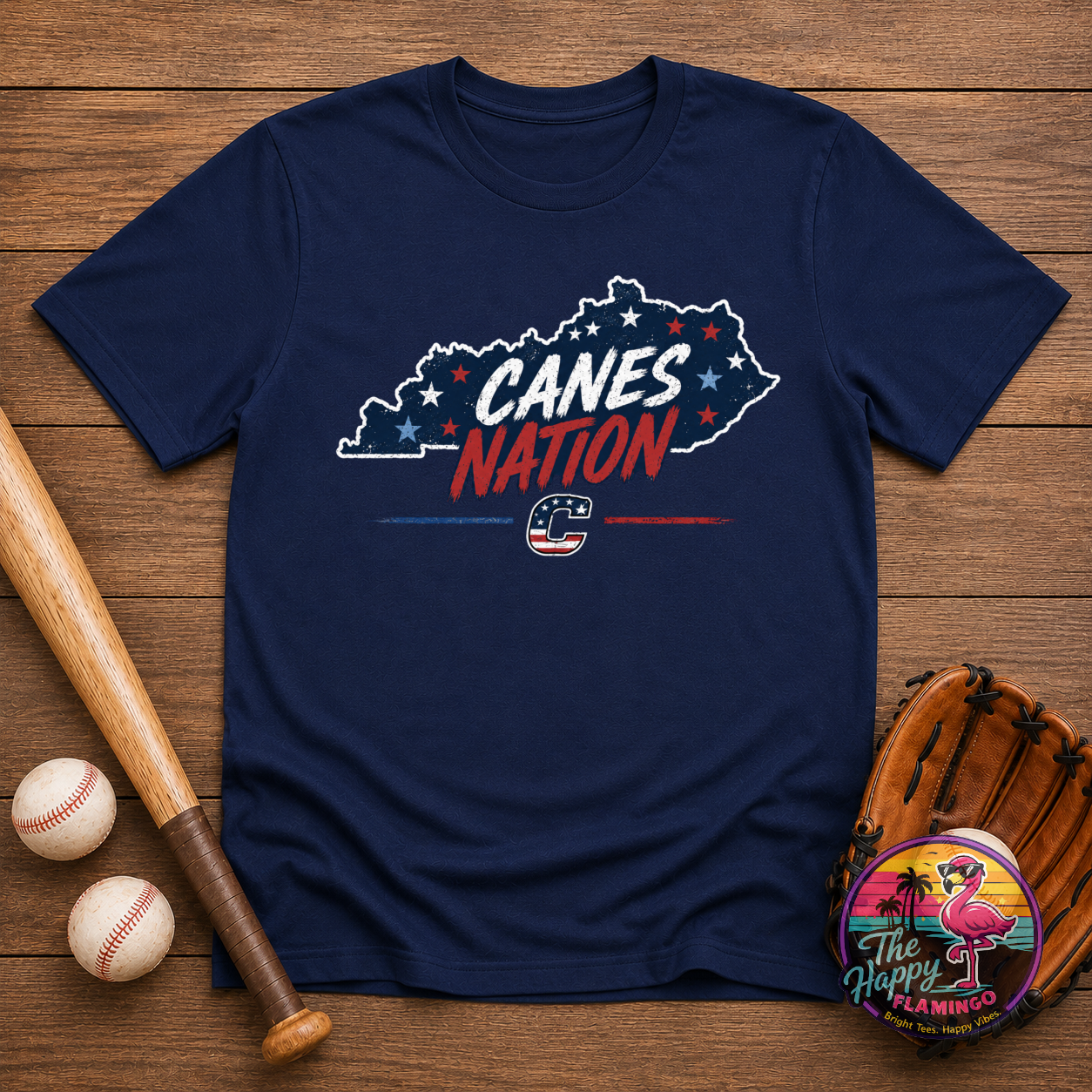 Bella + Canvas Canes Nation Tee