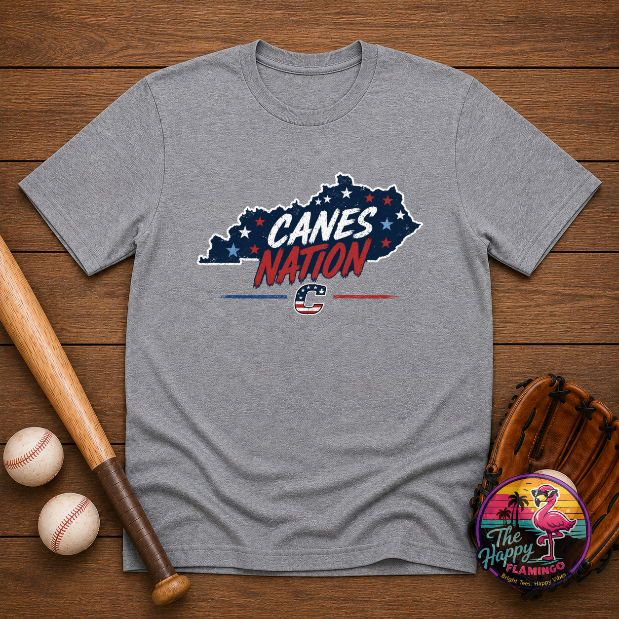 Bella + Canvas Canes Nation Tee