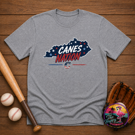 Bella + Canvas Canes Nation Tee