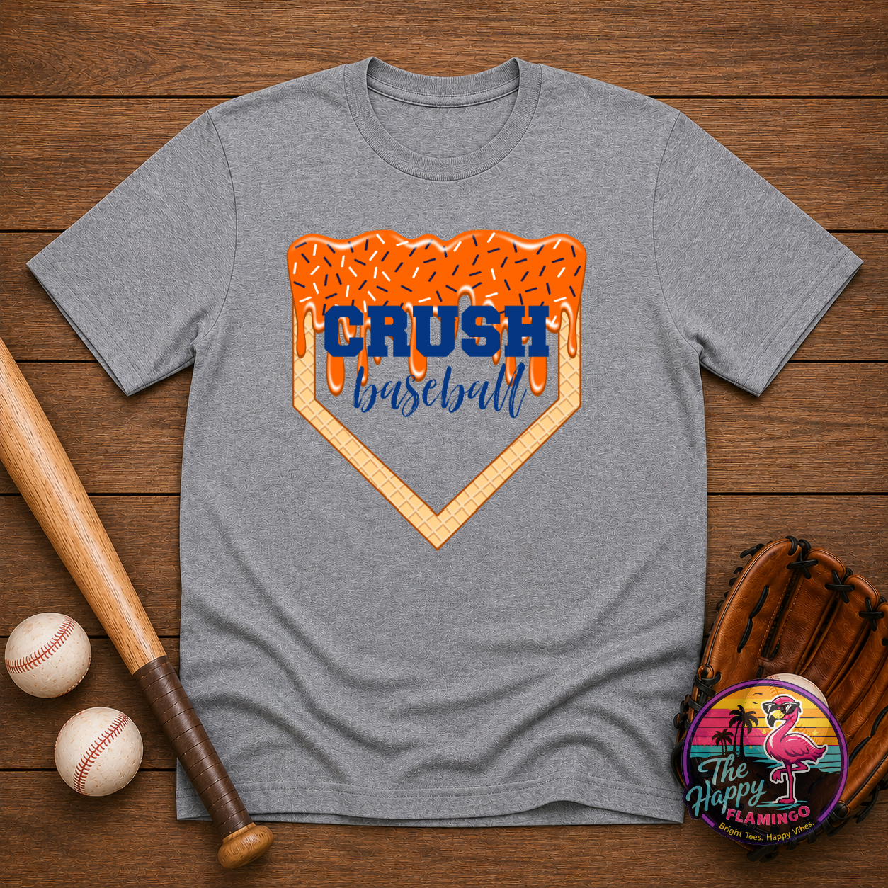 DriFit  Crush Orange Drip Tee