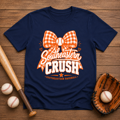 Bella + Canvas Crush Gingham Bow Tee