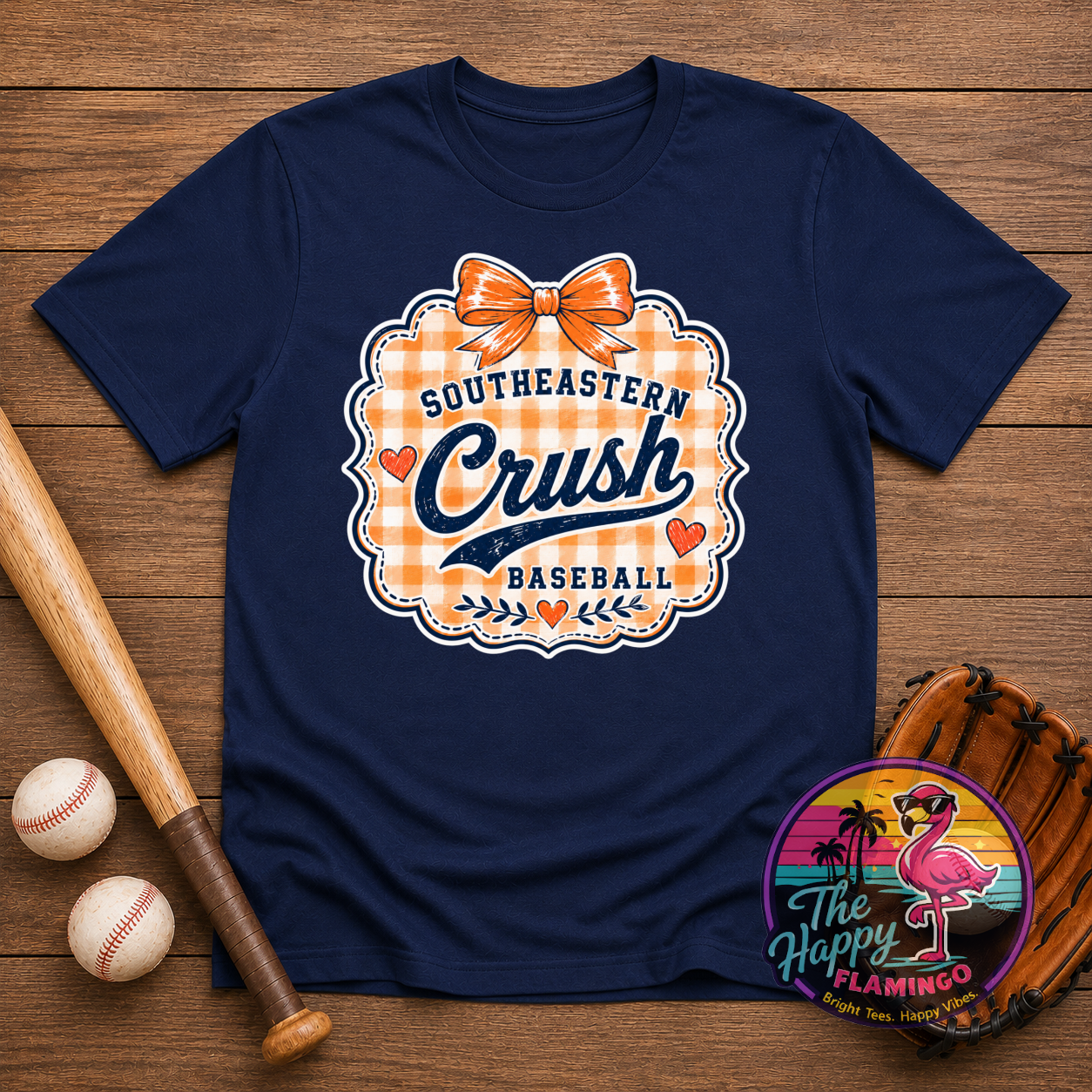Bella + Canvas Crush Gingham Tee