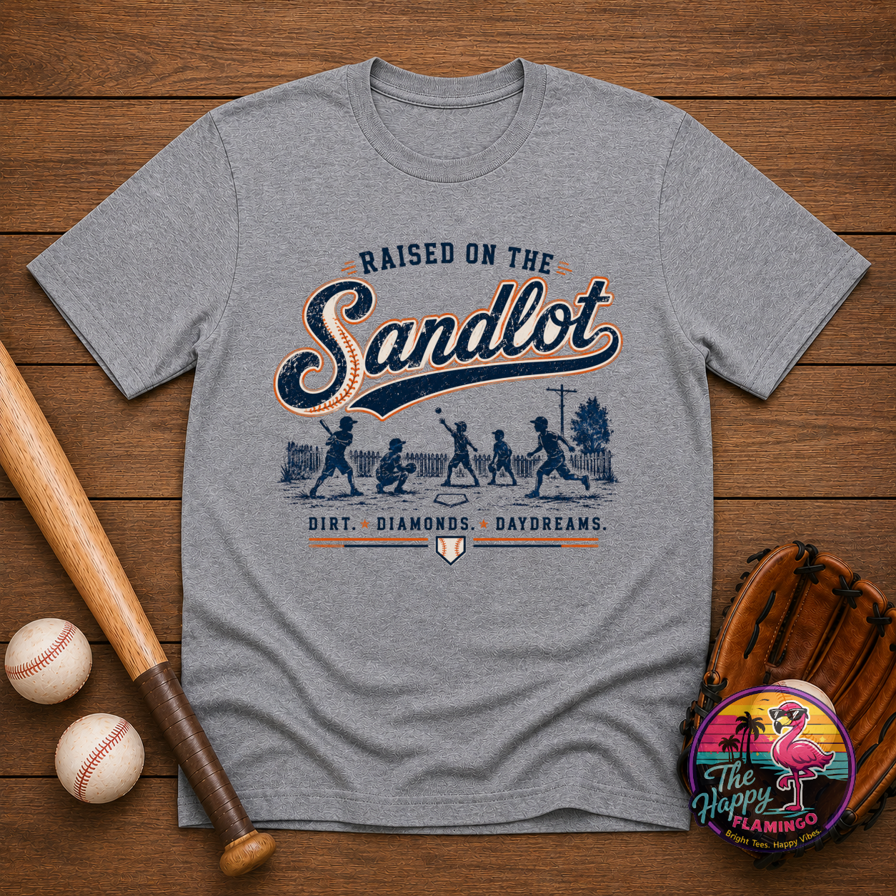 Gildan Raised on the Sandlot Tee