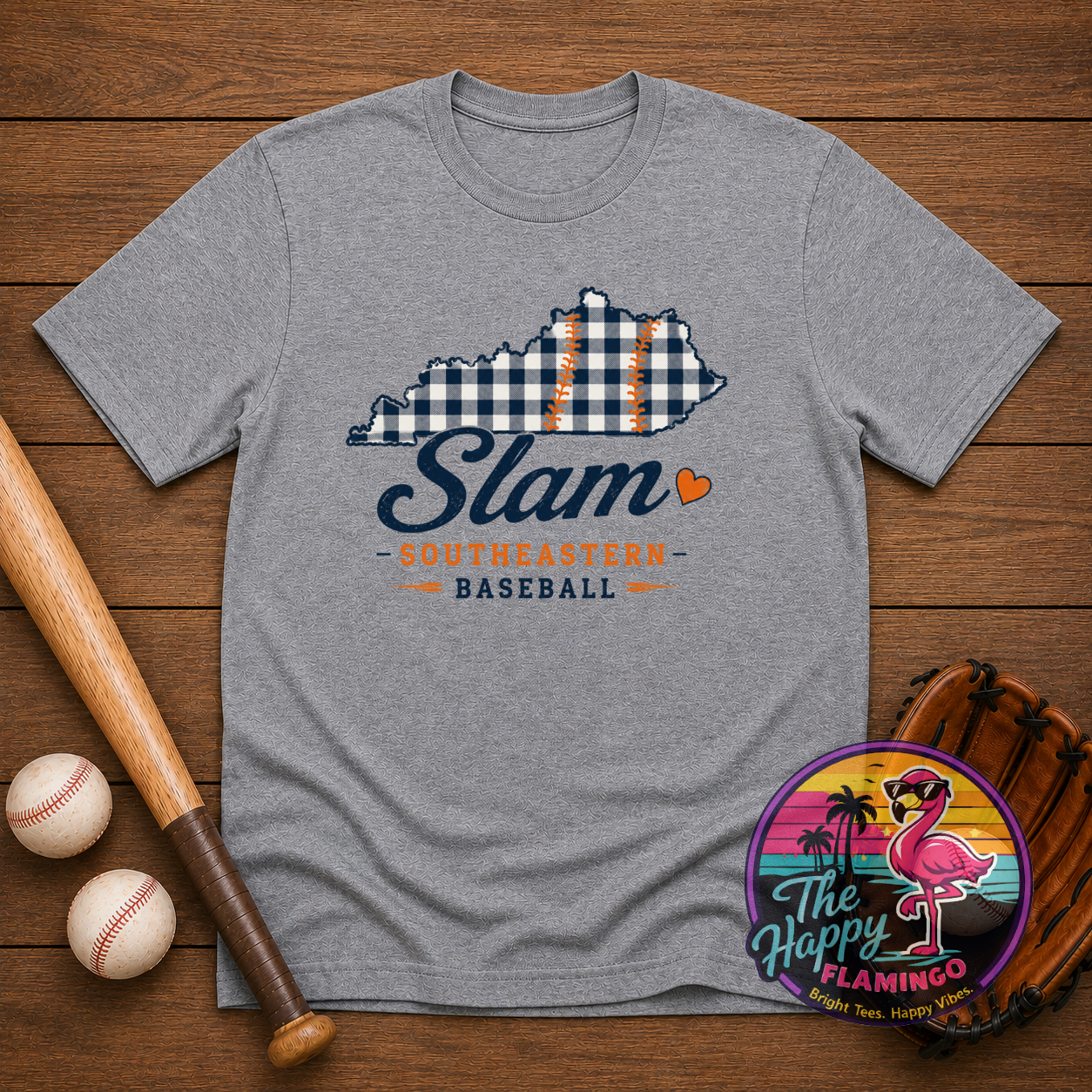 Bella + Canvas Slam Gingham Kentucky Tee