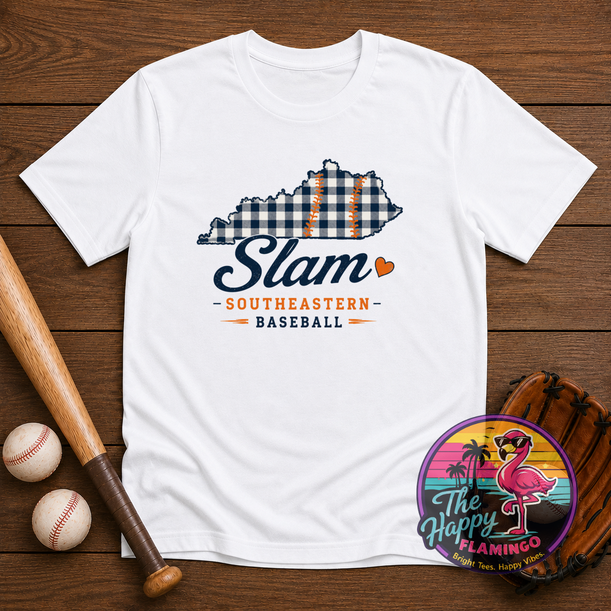 Bella + Canvas Slam Gingham Kentucky Tee