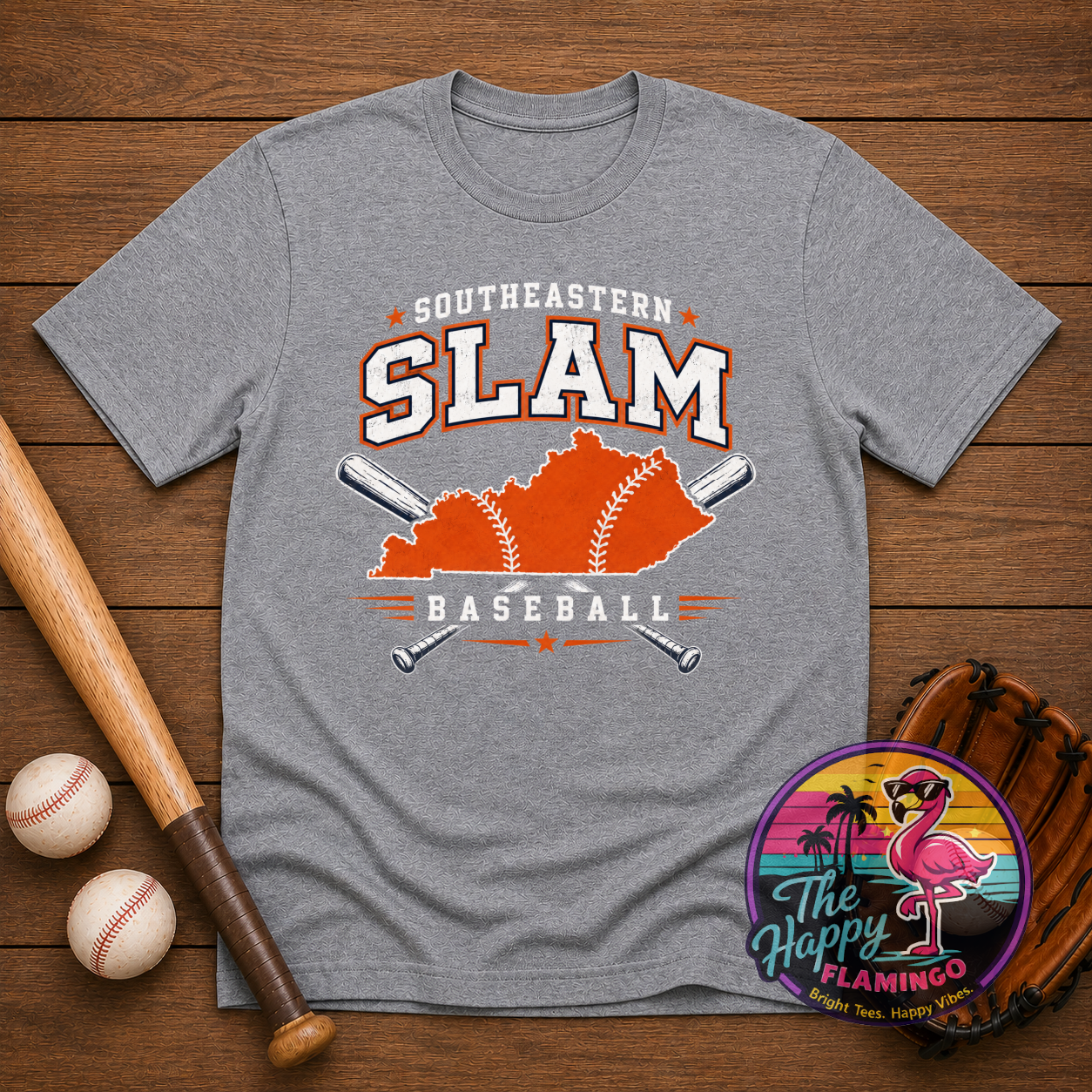 Bella + Canvas Southeastern Slam Kentucky with Bats Tee